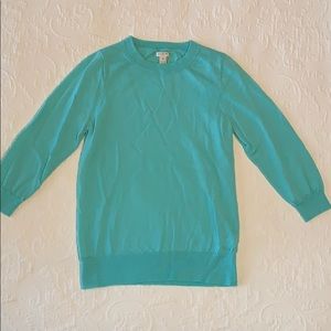 J. Crew Turquoise Sweater